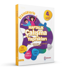 4. SINIF HAFTALIK KAZANIM ÖDEVLERİ