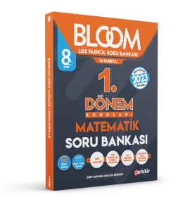 8. SINIF Bloom 1. Dönem Konuları Matematik